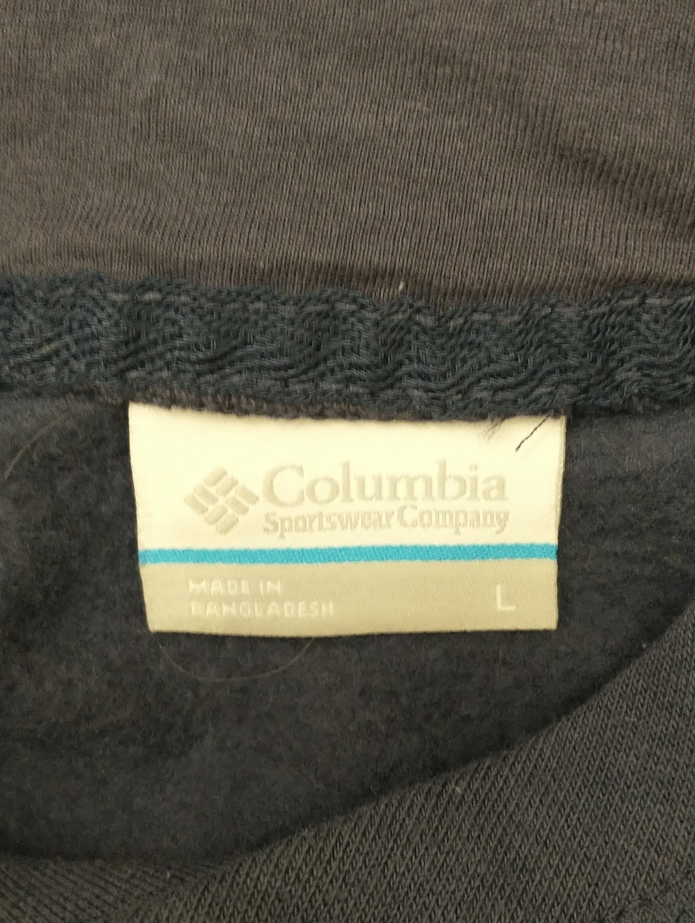 Columbia Women's Fleece Pullover Hoodie, Kangaroo Pocket, Size Large, Dark Blue - Picture 5 of 6